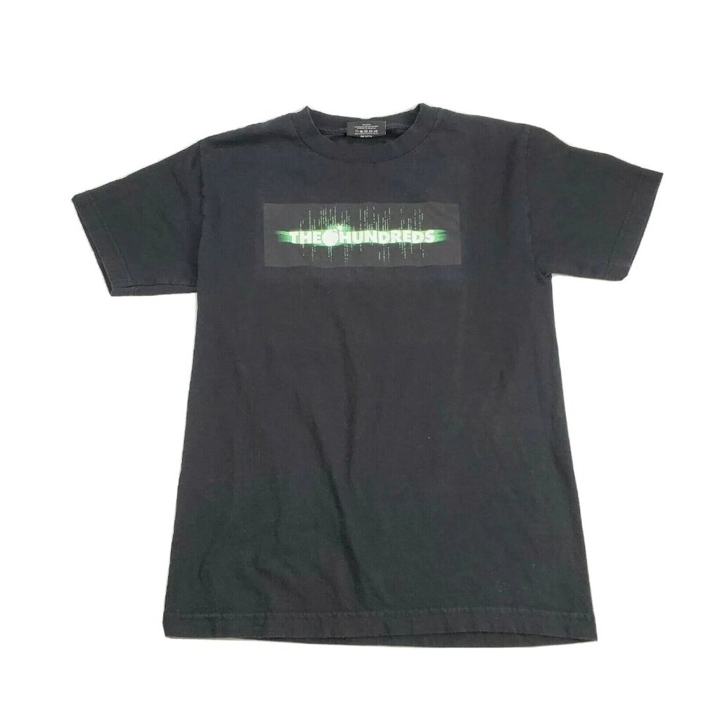 The Hundreds The Matrix Bomb Logo Shirt Mens Small Numbers Rain Code Rare